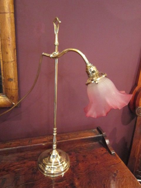 Top Quality Edwardian Rise & Fall Desk Lamp