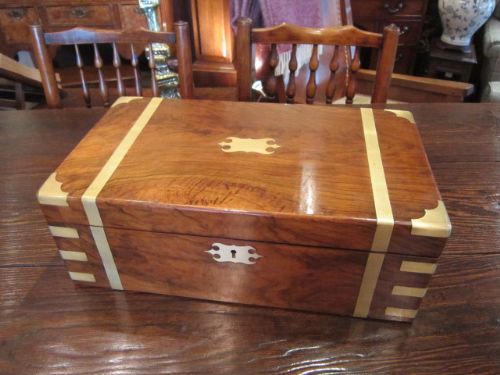 Immaculate Mid 19th Century Walnut Writing Slope