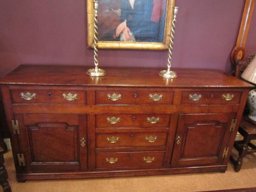 Fine George II Period Oak Cupboard Dresser Base