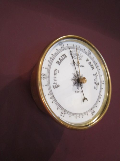 Quality Victorian Edinburgh Marine Barometer
