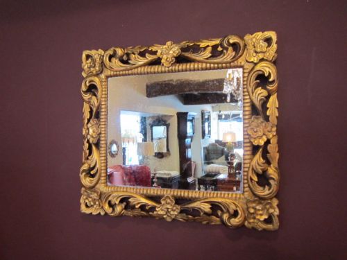 Mid 19th Century Plaster Gilt Florentine Mirror