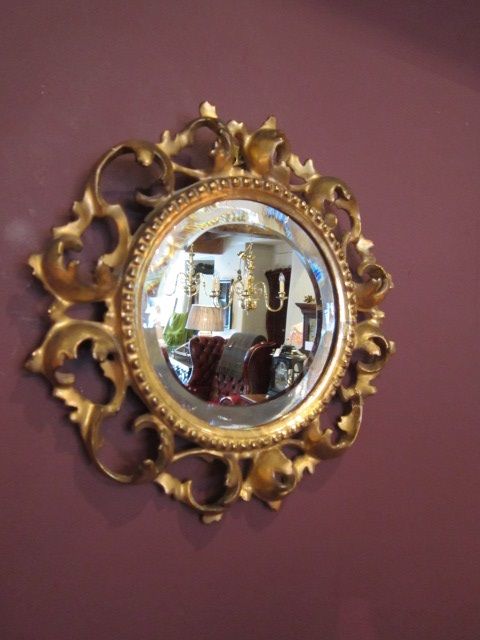 Decorative 19th Century Florentine Wall Mirror