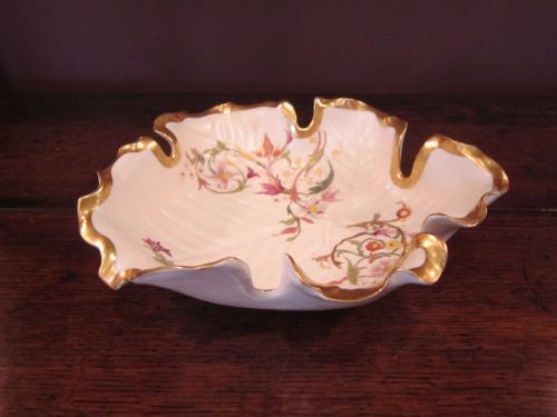 Top Quality Royal Worcester Leaf Shaped Bowl