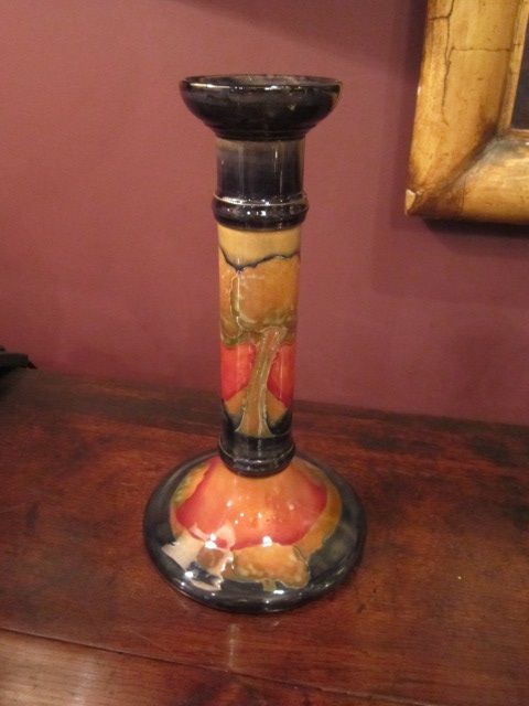 Rare Moorcroft Eventide Large Candlestick
