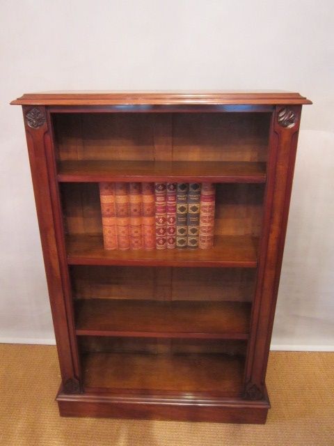 Top Quality Early Victorian Mahogany Library Bookcase
