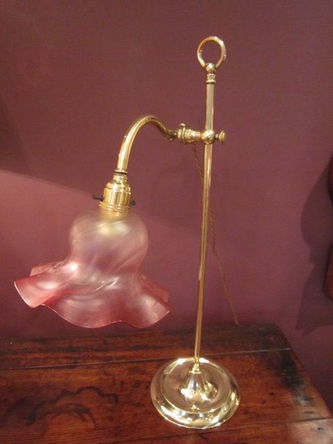 High Quality Edwardian Rise & Fall Desk Lamp