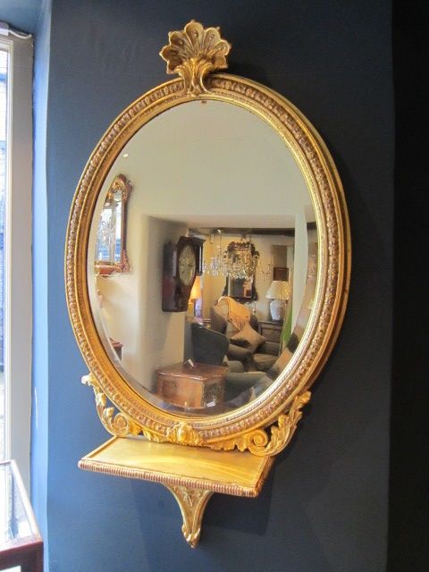 Fine Early Victorian Timber Gilt Pier Glass Mirror