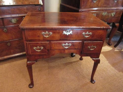 Superb George I Period Walnut Inlaid Lowboy