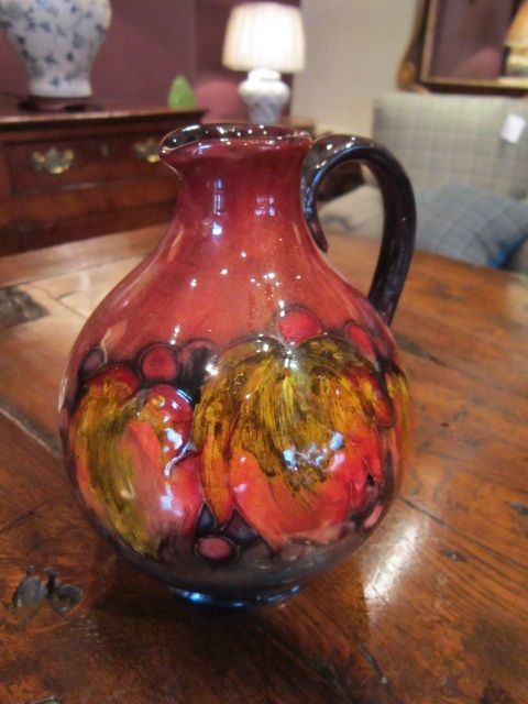 Moorcroft Flambe Glazed Leaf & Berries Ewer
