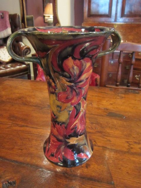 Stunning Moorcroft Spanish Twin Handled Vase