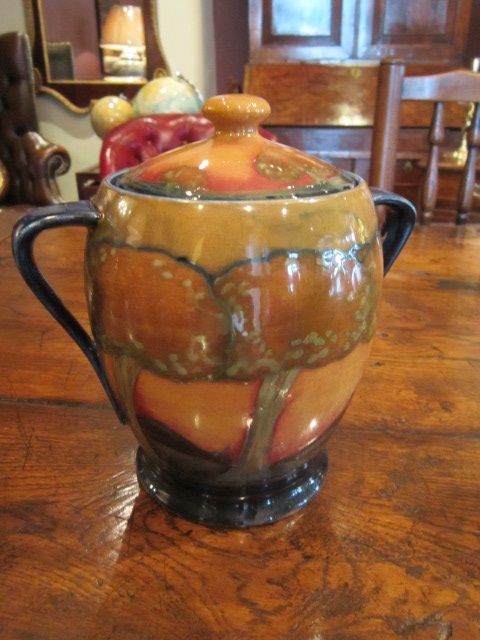 Superb Moorcroft Eventide Twin Handled Lidded Pot