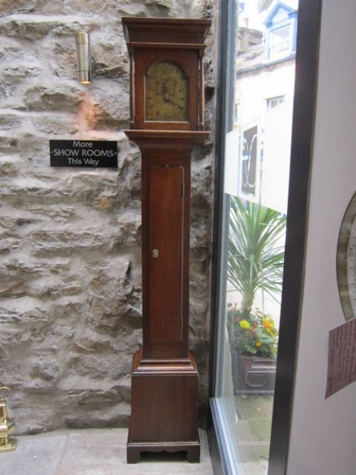 Rare George III Miniature Long Case Clock