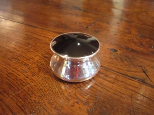 Quality George V Silver & Tortoiseshell Pill Box