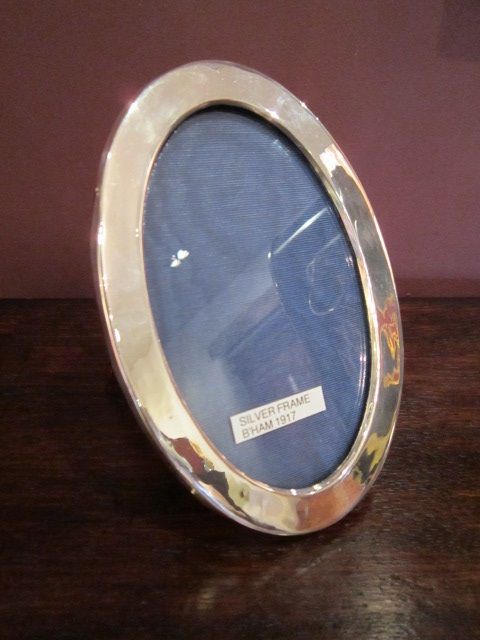 Top Quality George V Oval Silver Photo Frame