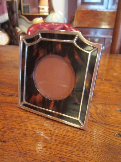 Superb Edwardian Silver & Tortiseshell Photo Frame