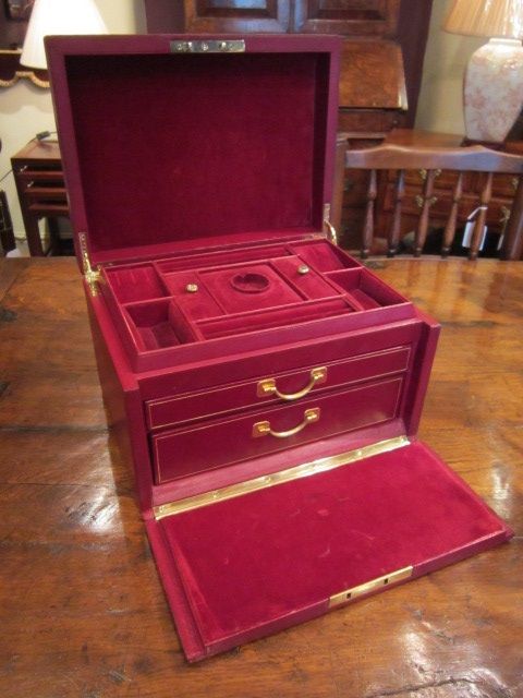 Outstanding Victorian Moroccan Red Jewel Box