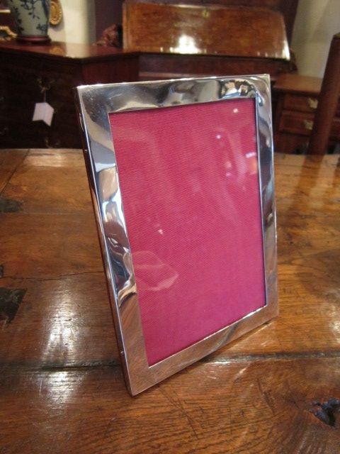 Large Edwardian Period Silver Photo Frame