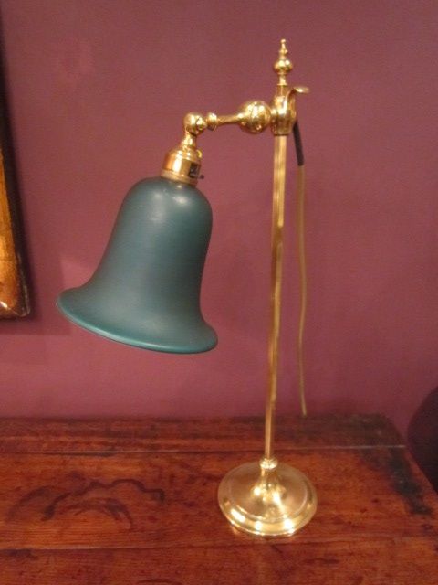 Quality Edwardian Period Rise & Fall Desk Lamp