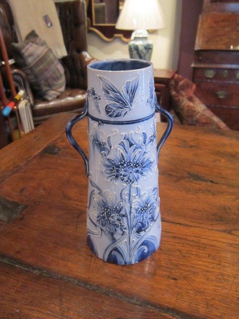 Mcintyre Moorcroft Florin Ware Butterfly Vase