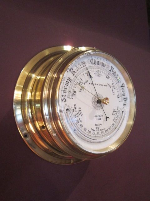 High Quality Victorian London Bulkhead Barometer