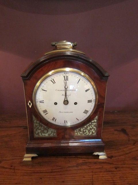 Fine George III London Double Fusee Bracket Clock