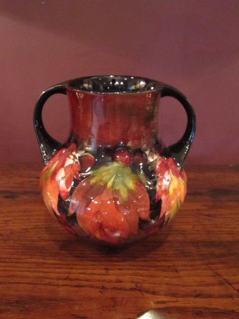 Superb Moorcroft Flambe Autumn Leaf & Berries Vase