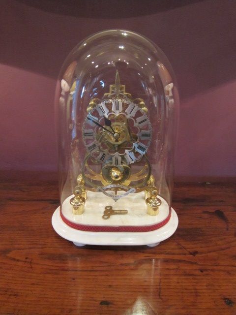 Fine Victorian Single Fusee Skeleton Clock
