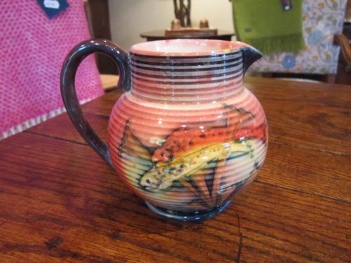 Moorcroft Flambe Art Pottery Fish Jug