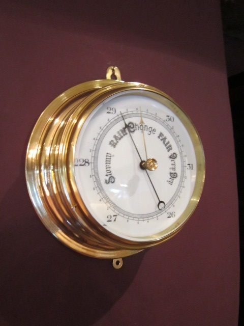 High Quality Victorian Bulkhead Marine Barometer