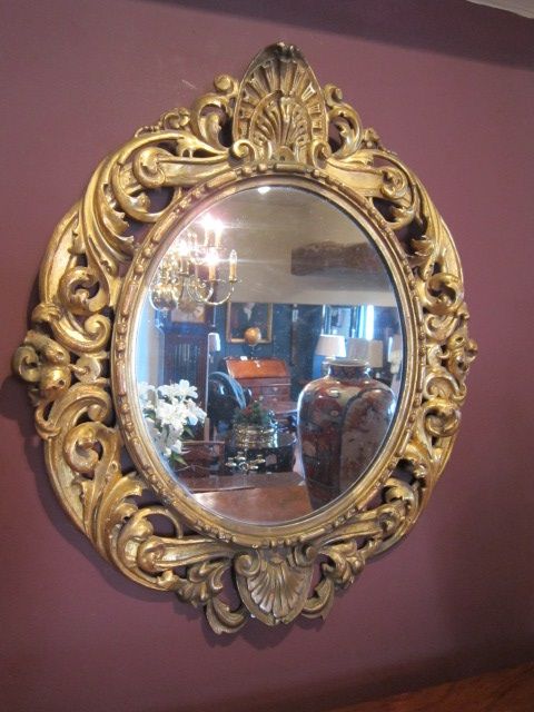 Fine 19th Century Timber Gilt Florentine Mirror