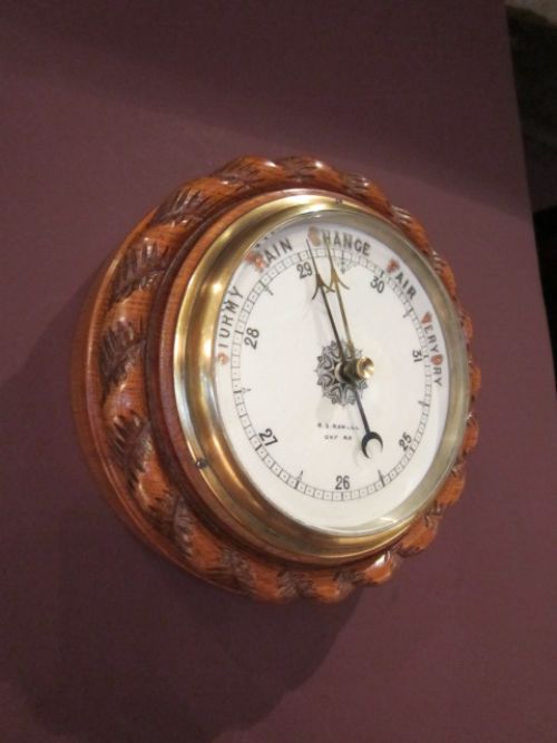 Top Quality Victorian Ships Aneroid Barometer