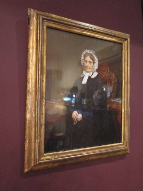 Mid Victorian Oil on Canvas Portrait of a Lady