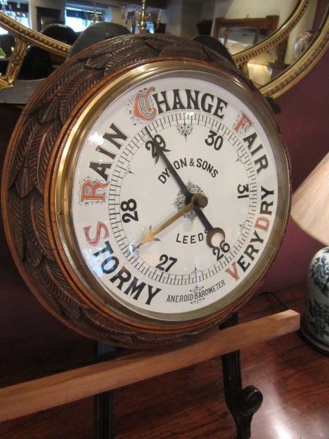 Impressive Victorian Dyson of Leeds Town Hall Barometer