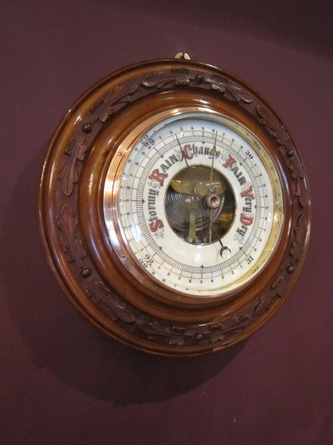 Top Quality Victorian Walnut Skeletonised Barometer
