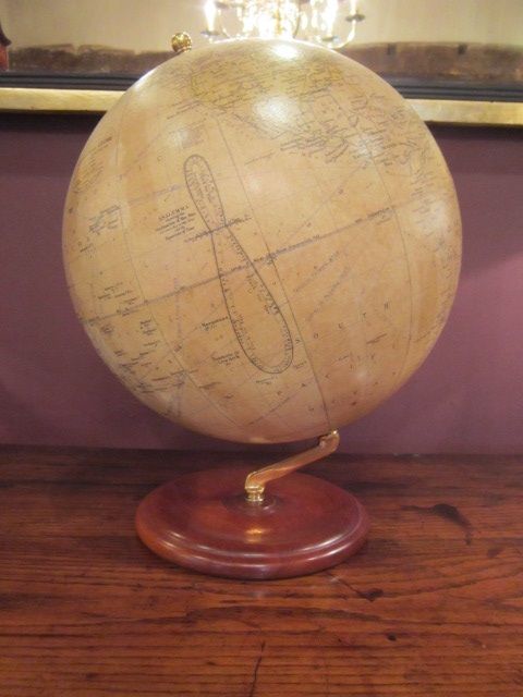 Large Phillip's 12" Paper Mache Terrestrial Globe