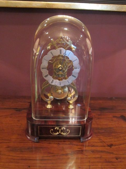 Superb Early Victorian Fusee Skeleton Clock