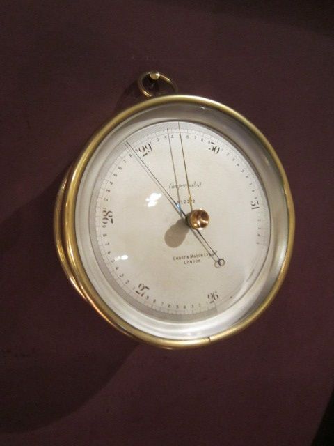 Superb Victorian London Brass Marine Barometer