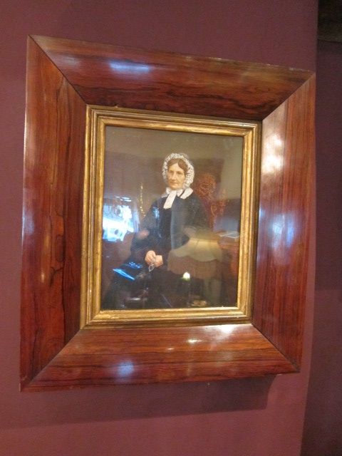 Mid Victorian Oil on Board Portrait of a Lady
