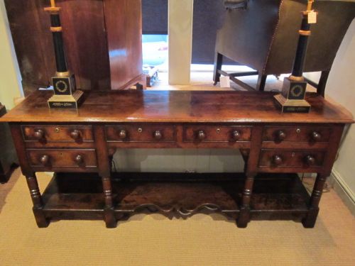 Superb George III Period Pot Board Dresser