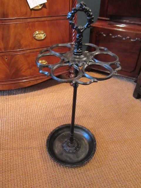 Decorative Victorian Cast Iron Stick Stand