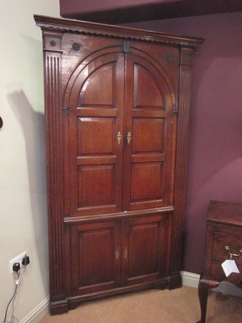 Superb Mid Georgian Double Corner Cupboard