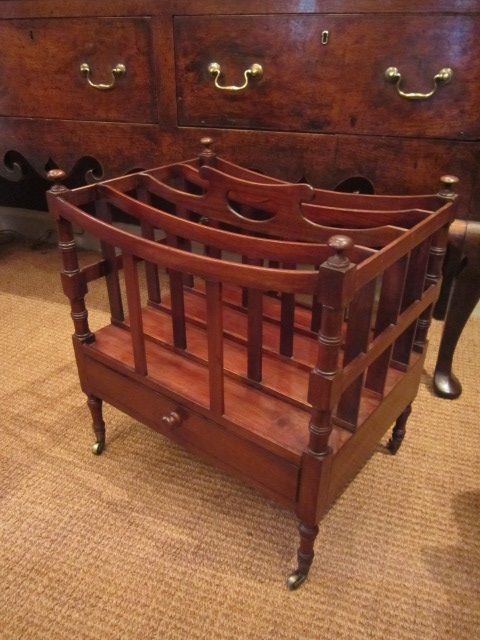 Fine Regency Period Mahogany Music Canterbury