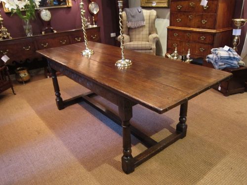 Superb George I Period Oak Refectory Table