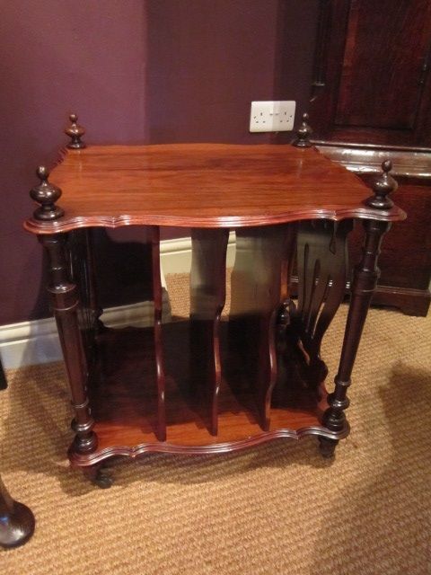 Quality Early Victorian Rosewood Music Canterbury