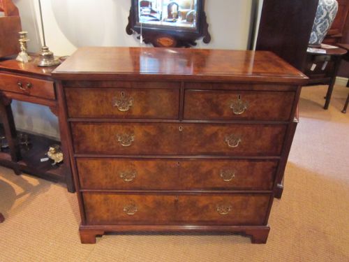 Superb 19th Century Burr Walnut Chest