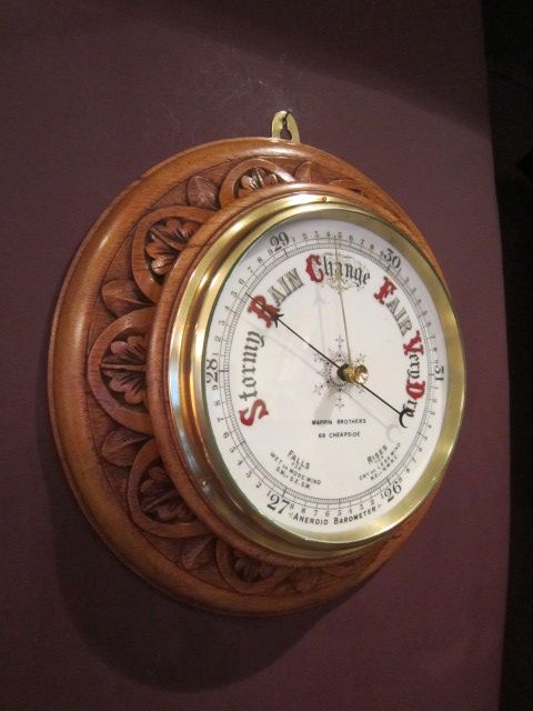 Top Quality Arts & Crafts London Barometer