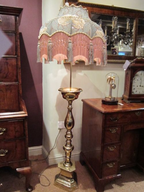Heavy Quality Edwardian Candlestick Standard Lamp