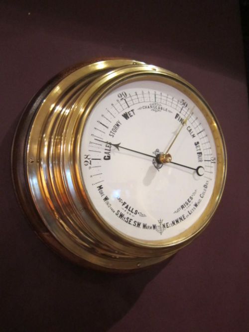High Quality Victorian Bulkhead Marine Barometer