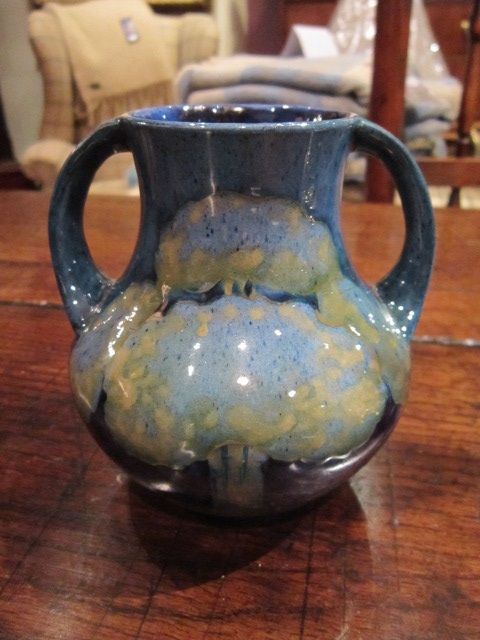 Moorcroft Moonlit Blue Twin Handled Vase