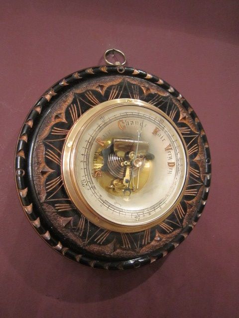Superb Victorian Gilded Skeletonised Barometer
